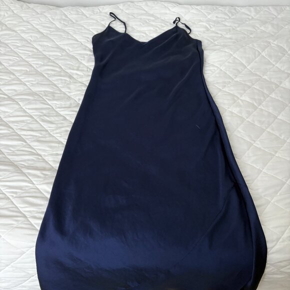 Aritzia Wilfred Satin Midi Dress (M) - Picture 2 of 4